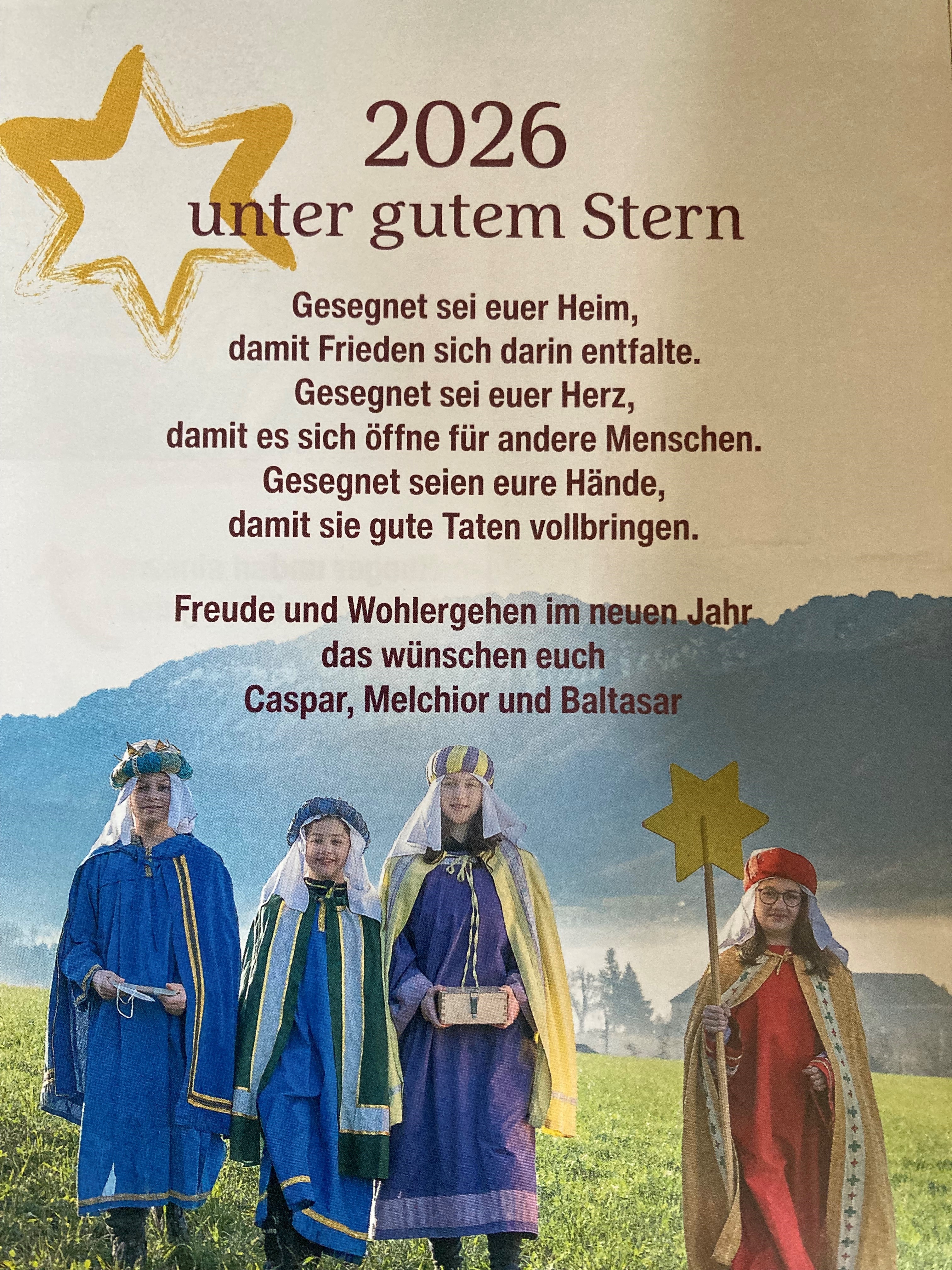 Sternsingen in der PVS