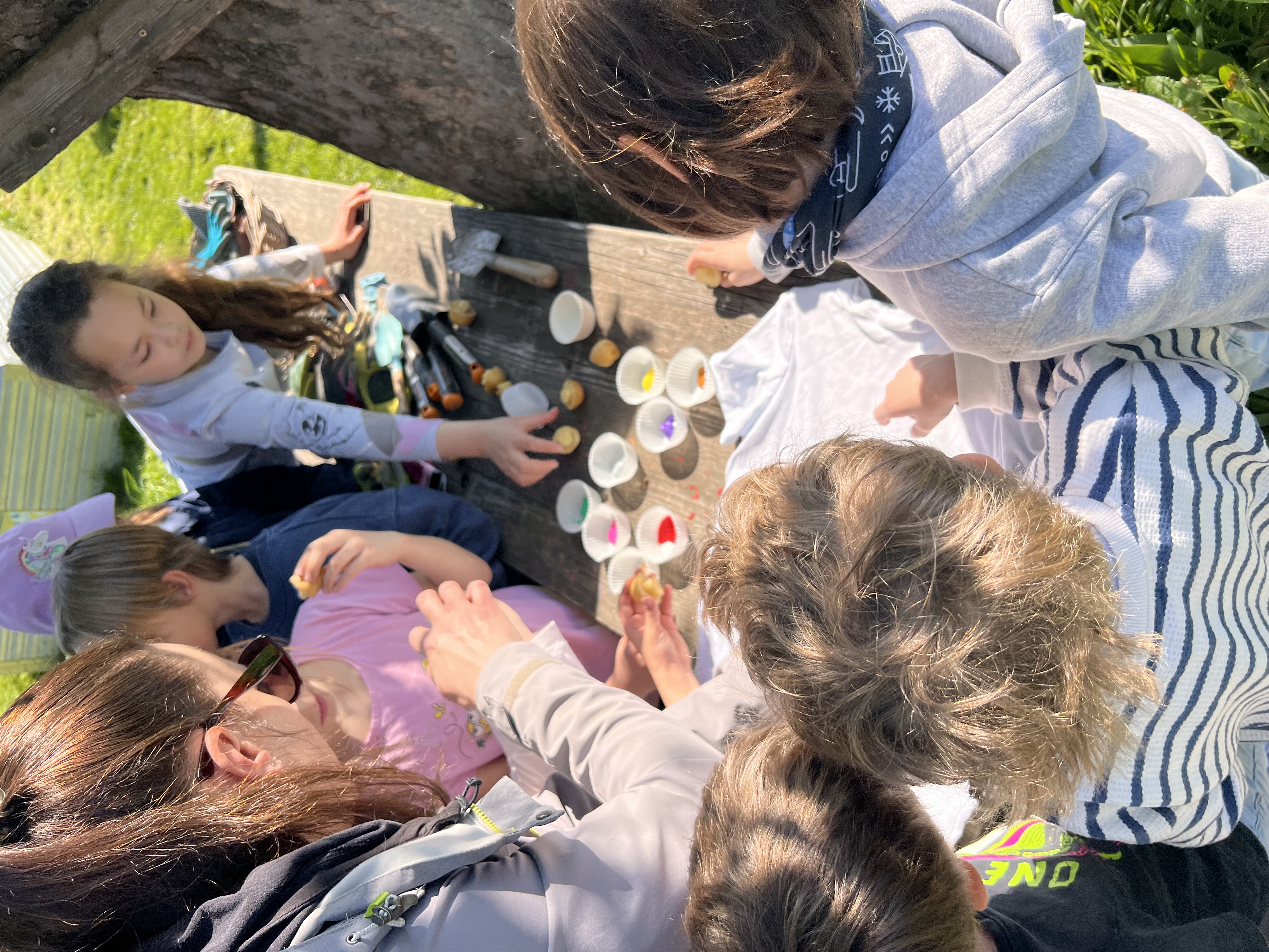 Gartentag in der 2a