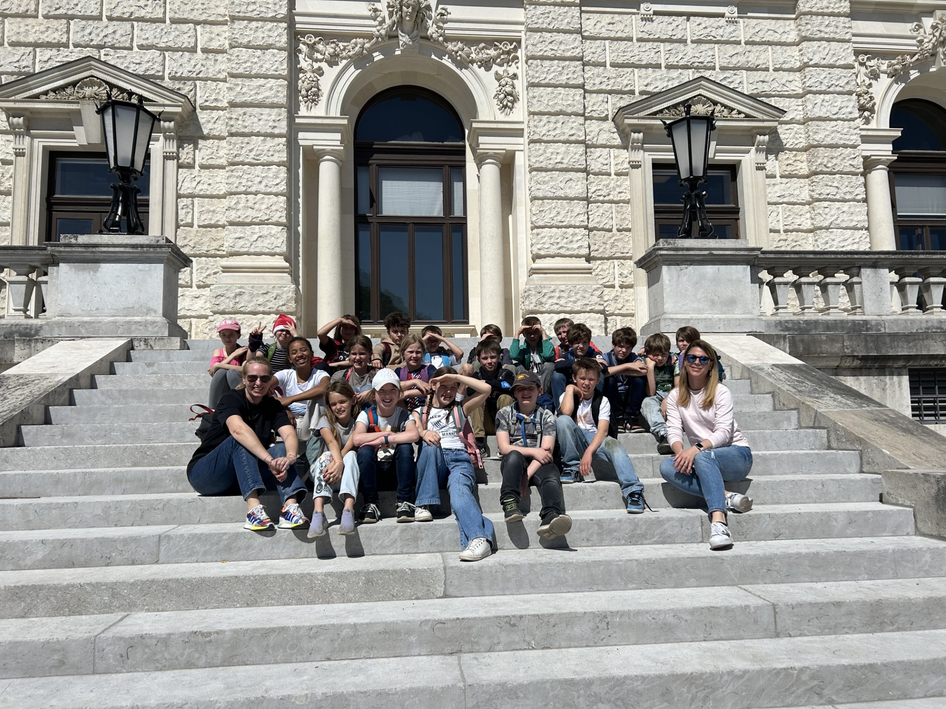 4a,b,c - Staatsoper, Burggarten und Schmetterlingshaus